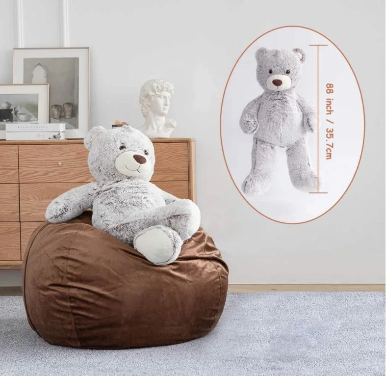 Kids Stuffed Animal Storage Bean Bag Cover