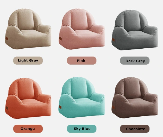 Living Room Furniture Chair Air Leather Beanbag Room Single Sofa